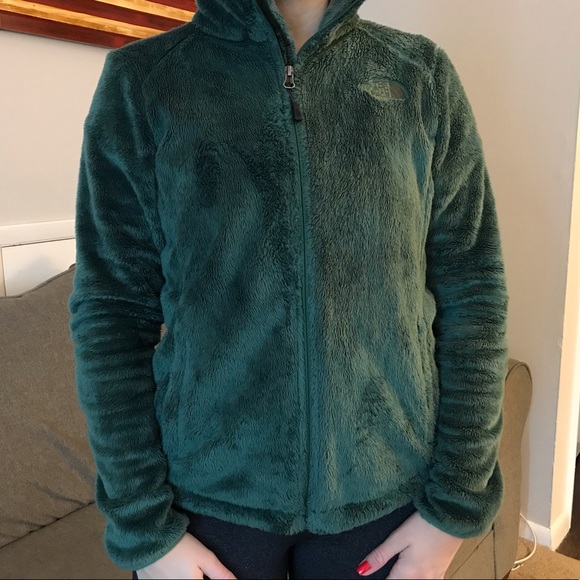 The North Face Jackets & Blazers - Forest green fuzzy NorthFace jacket